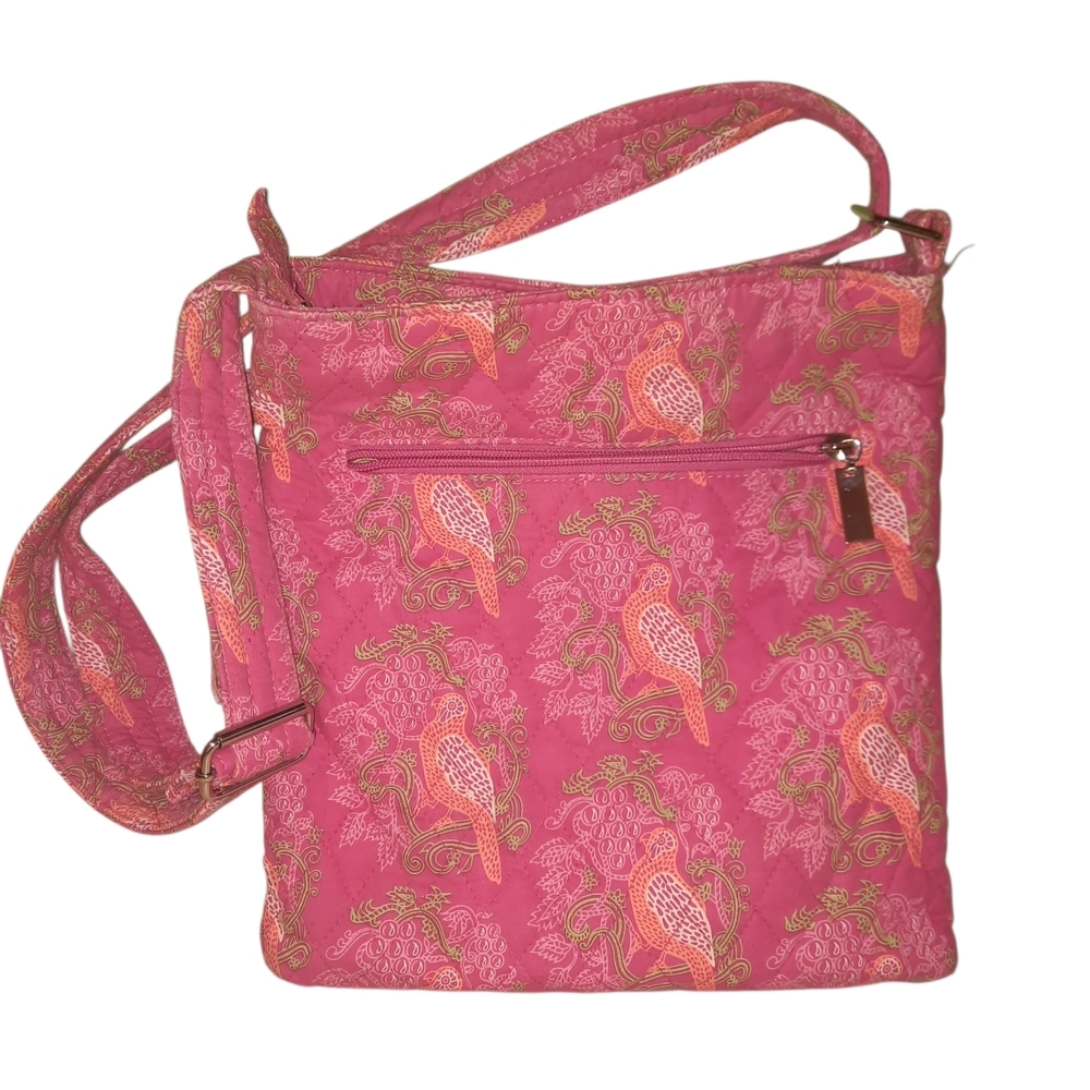 Chic Pink Patterned Crossbody Bag - image 2